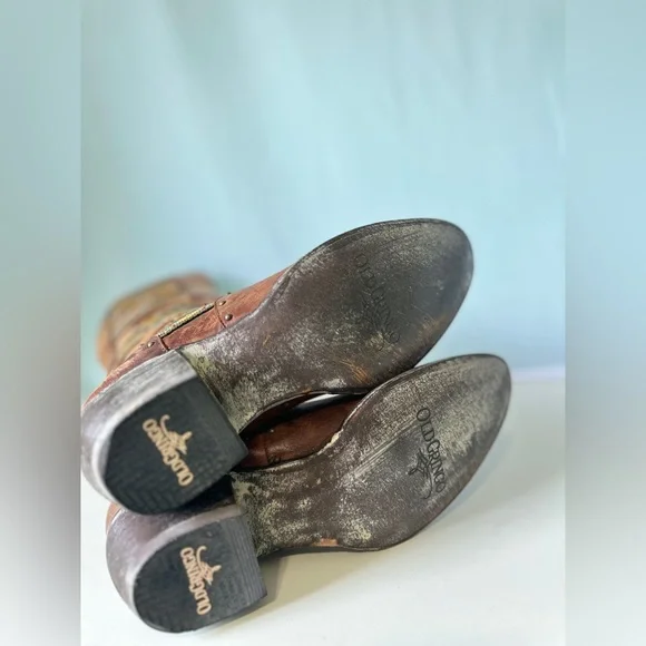 Old Gringo Brown Leather Elina Ganado Boots | W's Size 8 - Picture 7 of 8